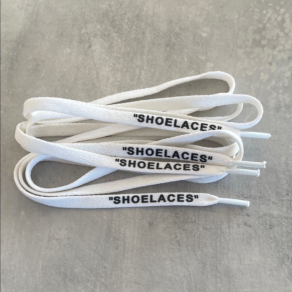 White “Shoelaces”